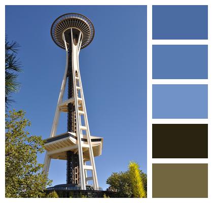 Seattle Space Needle City Image